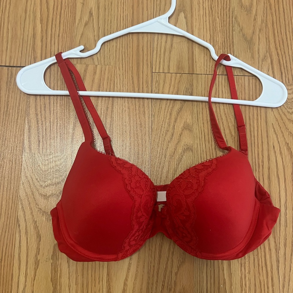 Victoria's Secret Red Lace Bra